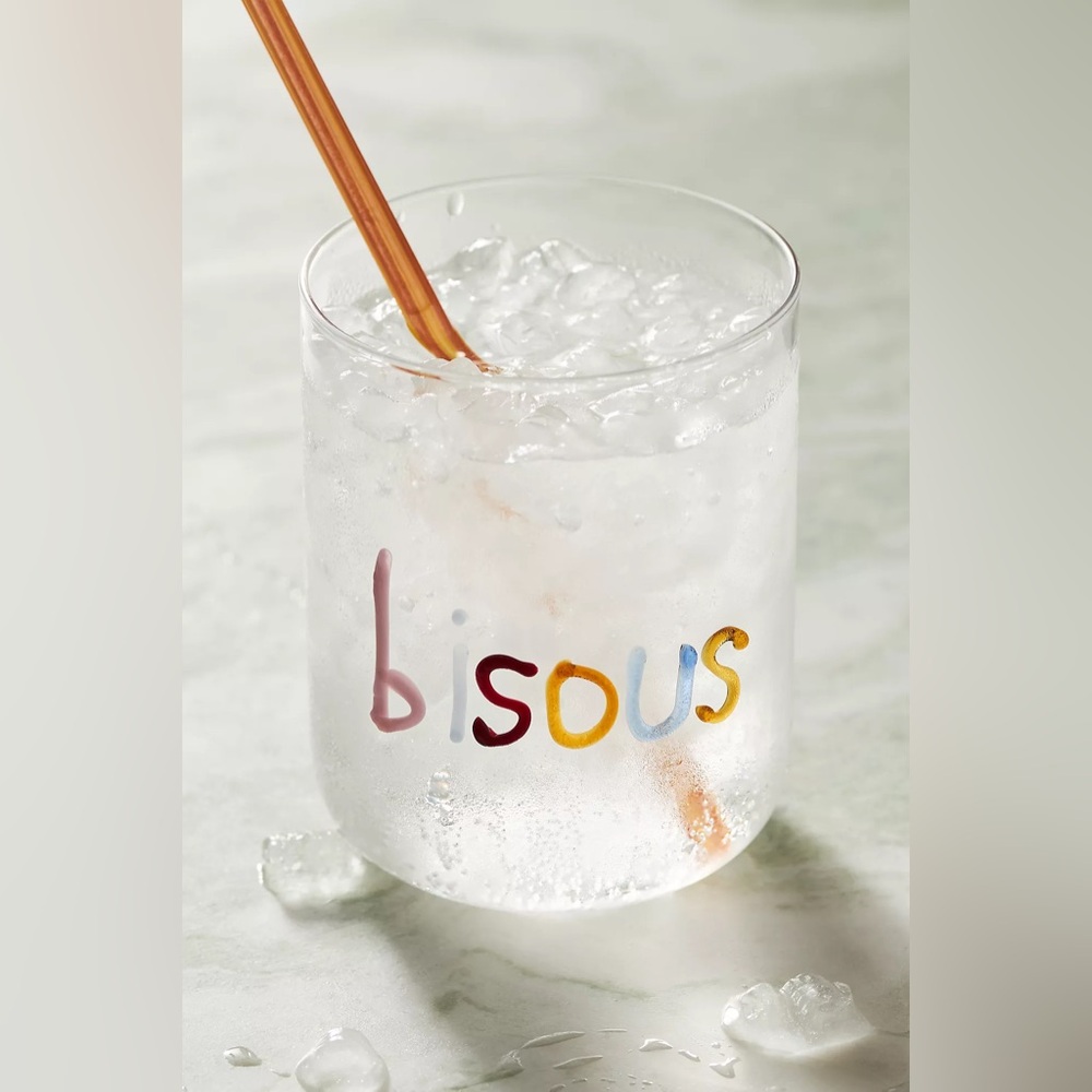 Anthropologie LOVE NOTES JUICE GLASS
Style No.  4531340150246 BISOUS